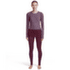 T-shirt a manches longues Icebreaker Merino 200 ZoneKnit™ LS Crewe Women DK BERRY/GREY PLUM/CB