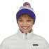 Casquettes Patagonia Powder Town Beanie Park Stripe: Viking Blue