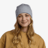 Casquettes Buff Crossknit Beanie SOLID LIGHT GREY