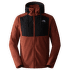 Sweat-shirt The North Face HOMESAFE FULL ZIP FLEECE HOODIE Men BRANDY BROWN/TNF BLACK