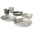 Ustensiles Sea to Summit Detour Stainless Steel Collapsible Dinnerware Set - [2P] [6 Piec]