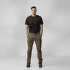 Pantalons Fjällräven Abisko Hybrid Trail Trousers Men Suede Brown