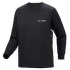 Kragg Cotton Bird Crew LS Women Black / White