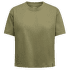 TRILOGY CROP T-SHIRT Women Cypress/Chalk