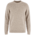 Övik Neps Knit Sweater Men Light Beige