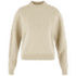 Övik Solid Jacquard Knit Women Light Beige