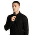 Pull Icebreaker Merino 400 RealFleece™ Grid Peaksland LS Half Zip Men BLACK