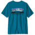 T-shirt a manches courtes Patagonia FITZ ROY FOOTHILLS T-SHIRT Men Glacial Blue