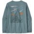 T-shirt a manches longues Patagonia LONG-SLEEVED CLOUD CRAG T-SHIRT Men Blue Sage