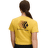 T-shirt a manches courtes Black Diamond Faded Crop SS Tee Women Soft Ochre